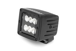 2-Inch Black Series LED Light Pod — Flood Beam, 4800 Lumens, view 3, Rough Country 70133BL