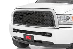 Mesh Grille for Ram 2500 & 3500 (2013–2018) shown installed, Rough Country 70150