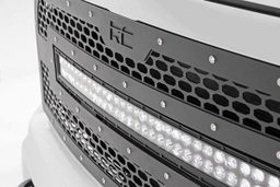 Mesh Grille with 30-Inch LED Light Bar for Ram 2500/3500 (2013–2018), view 4, Rough Country 70152