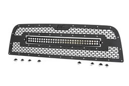 Mesh Grille with 30-Inch LED Light Bar for Ram 2500/3500 (2013–2018), Rough Country 70152