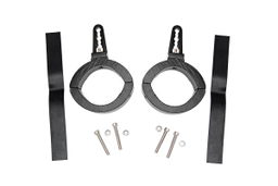 Universal LED Light Mount Clamps for 2.5-3.0 in Tubing, view 2, Rough Country 70172