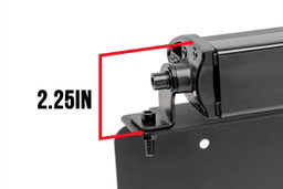 8-Inch LED Light Bar License Plate Mount Kit, view 6, Rough Country 70183