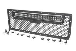 Mesh Grille with 30-Inch LED Bar for GMC Sierra 1500 (2014–2015), view 2, Rough Country 70190
