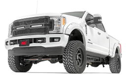 Mesh Grille with Dual 12-Inch LED Bars for Ford Super Duty, Rough Country 70216