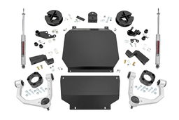 3.5-Inch Lift Kit with N3 Shocks for 2022-2025 Toyota Tundra 4WD dimension diagram, Rough Country 70330
