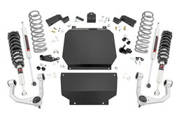 3.5-Inch Lift Kit with M1 Shocks for Tundra 4WD (2022–2025) dimension diagram, Rough Country 70340