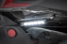 6-Inch Black Series LED Light Bar with Flood Pattern, view 2, Rough Country 70406ABL