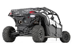 6-Inch Black Series LED Light Bar with Flood Pattern, view 4, Rough Country 70406ABL