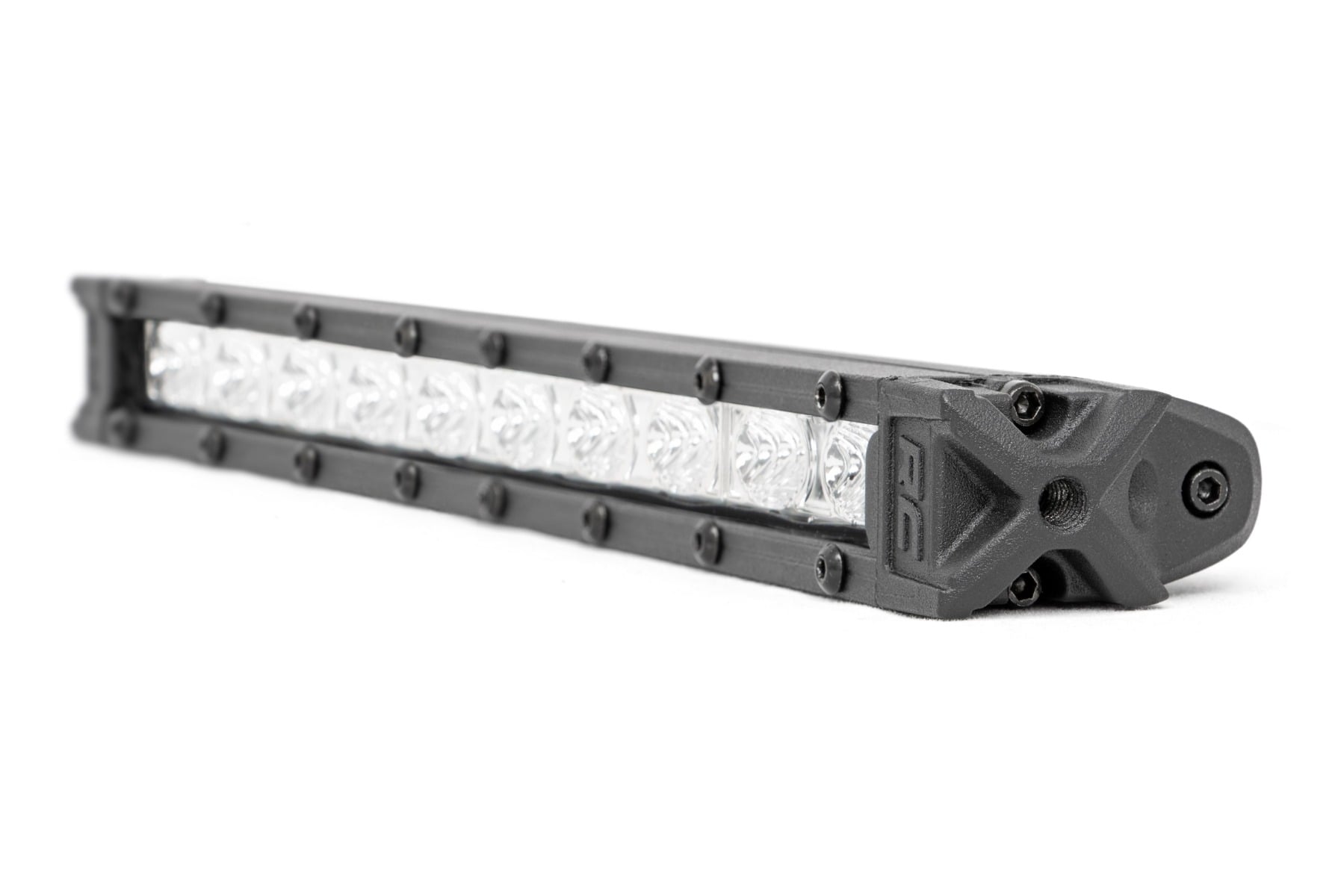 Rough Country 10 Inch Chrome Series LED Light Bar — 8000 Lumens