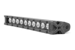 10-Inch Black Series LED Light Bar: 4000 Lumens, Flood, view 3, Rough Country 70411ABL