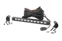 10-Inch Black Series LED Light Bar: 4000 Lumens, Flood, Rough Country 70411ABL
