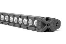 20-Inch Black Series Flood LED Light Bar, view 3, Rough Country 70420BL