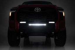 20-Inch Black Series Flood LED Light Bar, view 6, Rough Country 70420BL