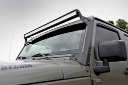 50-Inch Amber DRL LED Light Bar Kit for Jeep Wrangler (2007-2017), view 2 — Rough Country 70504BLDRLA