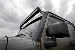 50-Inch Amber DRL LED Light Bar Kit for Jeep Wrangler (2007-2017), view 3 — Rough Country 70504BLDRLA