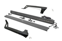 50-Inch Amber DRL LED Light Bar Kit for Jeep Wrangler (2007-2017) — Rough Country 70504BLDRLA