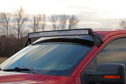 54-Inch Curved LED Light Bar Mount for 2004–2014 Ford F-150 shown installed — Rough Country 70518