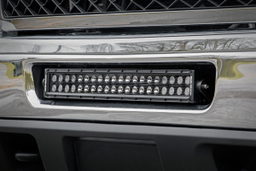 LED Light Bar Mounts for Silverado 2500 HD 4WD (2011-2014) shown installed, Rough Country 70522