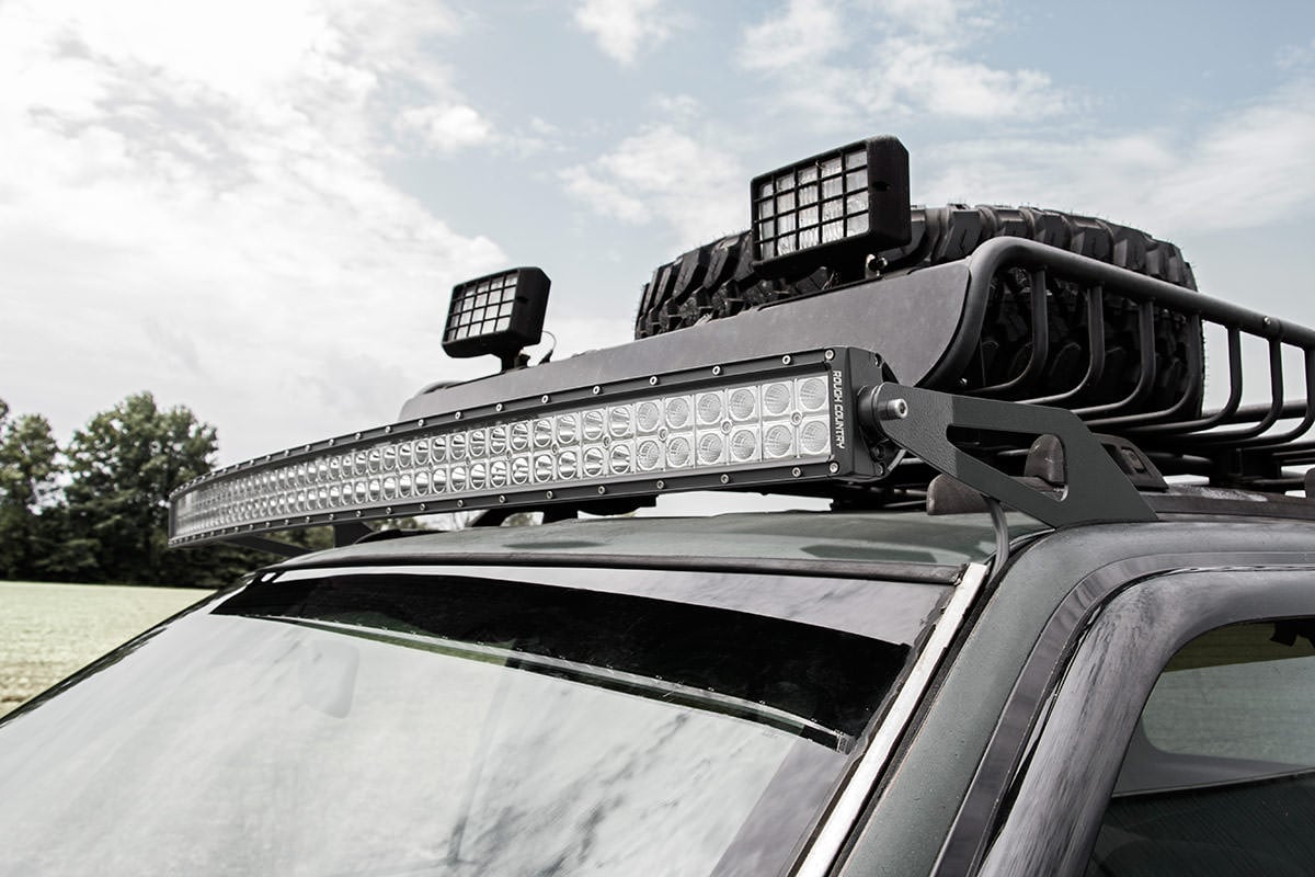 Rough Country 50-Inch Curved Light Bar Mounts for Jeep Cherokee