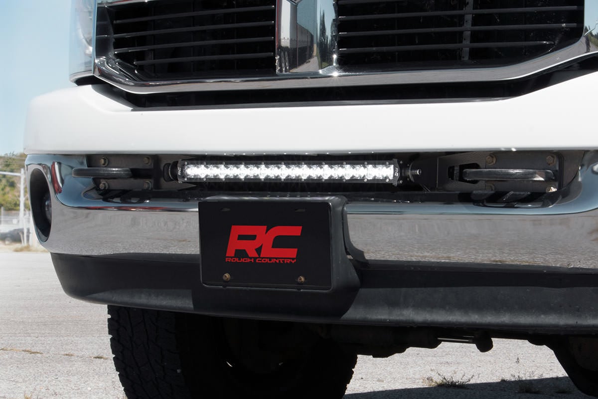 Rough Country 20-Inch LED Light Bar Hidden Bumper Mount Kit