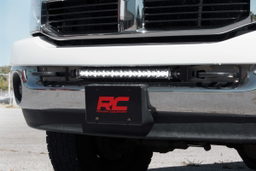 20-Inch LED Light Bar Hidden Bumper Mount Kit shown installed, Rough Country 70568