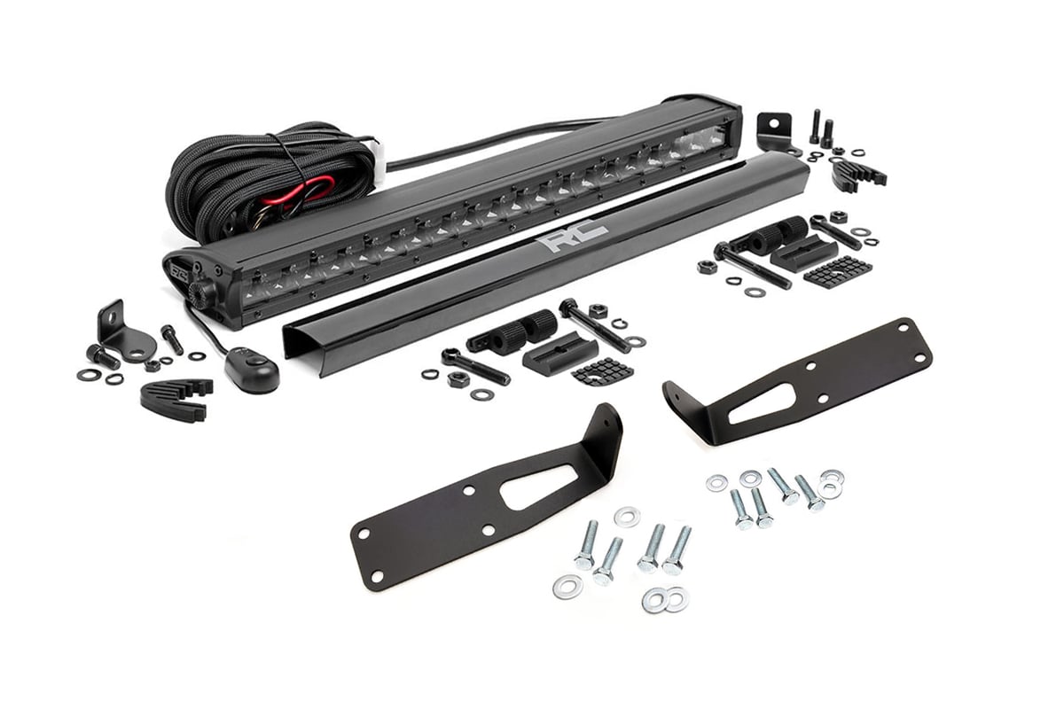 Rough Country 20-Inch Black Series LED Light Bar Kit for Ram 2500/3500 4WD