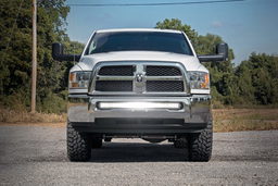 Hidden Bumper LED Light Bar Mounts for Ram 2500/3500 4WD (2011-2018), view 3, Rough Country 70569