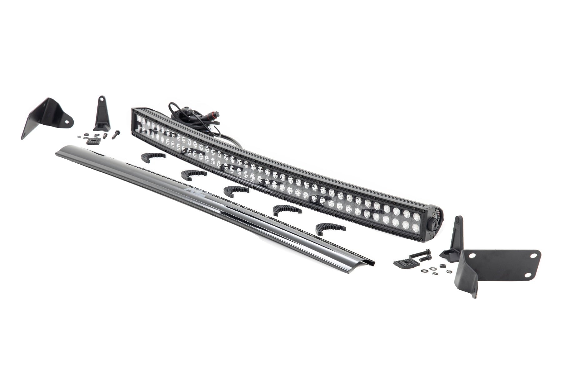 Rough Country 40-Inch Black Series Curved LED Kit for Ram 2500/3500 4WD