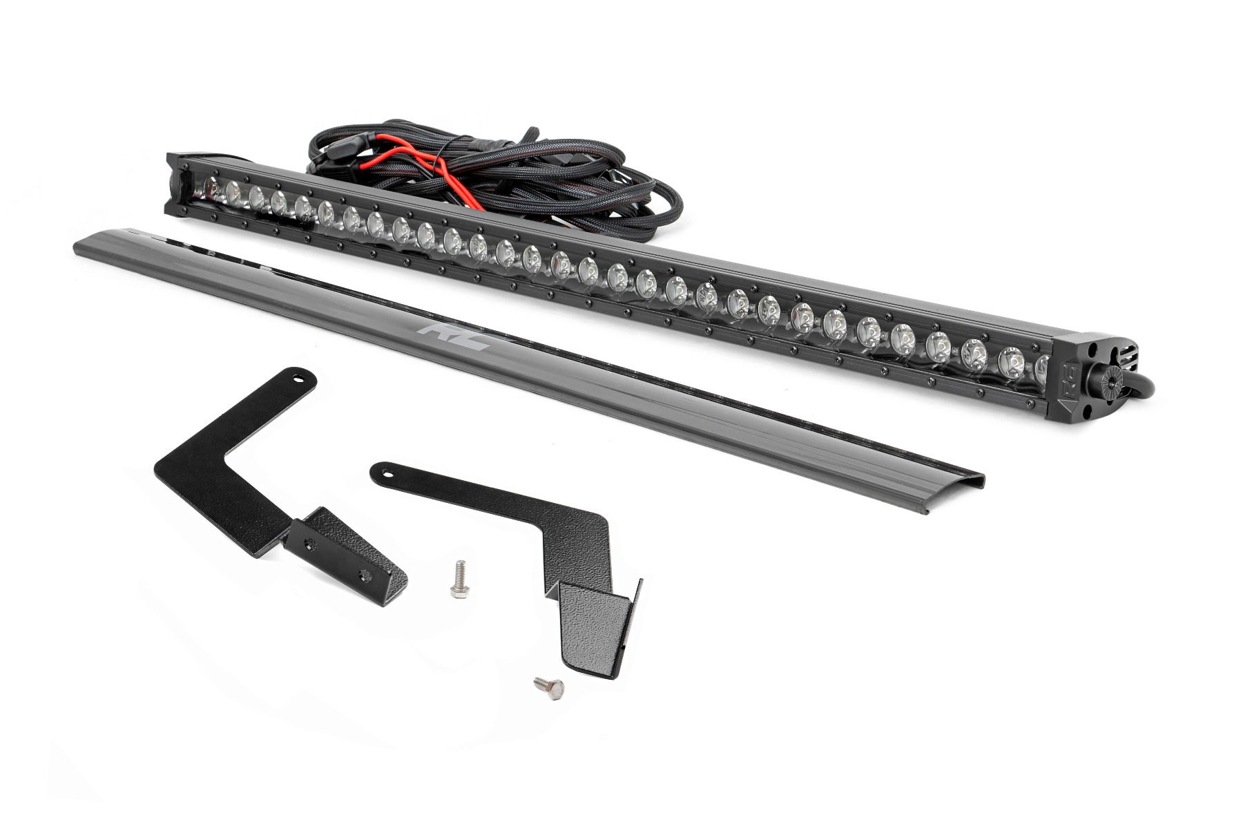 Rough Country 30-Inch Black Series LED Light Bar Kit for 2016-2023 Toyota Tacoma