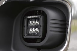 2-Inch Black Series LED Fog Light Kit for Ford Super Duty (2011-2016), view 2, Rough Country 70622