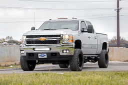 Amber DRL LED Fog Light Kit for 2011-2014 Silverado 2500/3500 HD, view 4, Rough Country 70628DRLA