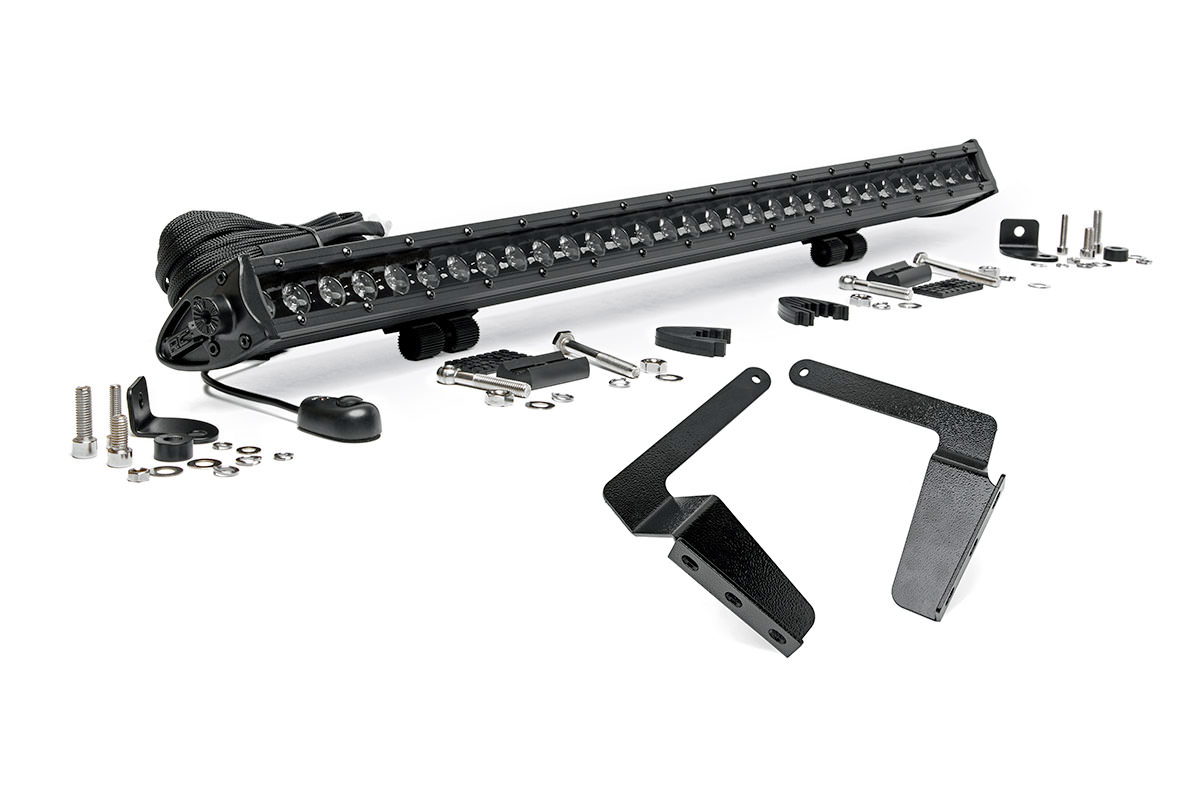 Rough Country 30-Inch Black Series LED Bumper Kit for Toyota Tundra