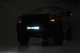 20-Inch Black Series LED Light Bar Kit for Ford Super Duty (05-07), view 3, Rough Country 70665DRL