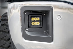 2-Inch Black Series LED Fog Light Kit for GMC Sierra 1500, view 2, Rough Country 70689