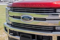 8-Inch Black Series LED Grille Kit for 2017-2019 F-250 Super Duty, view 2, Rough Country 70697