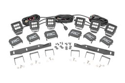 Black Series LED Fog Light Kit for Ford F-150 Raptor (2017-2020), Rough Country 70700