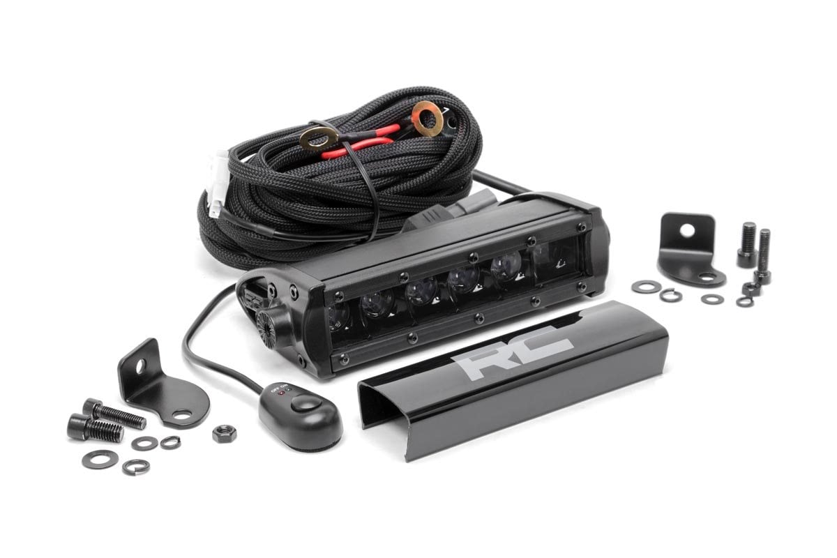 Rough Country 6-Inch Black Series LED Light Bar — 2400 Lumens