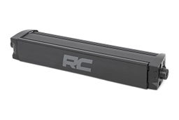 12-Inch Black Series LED Light Bar with Amber DRL, view 2, Rough Country 70712BLDRLA
