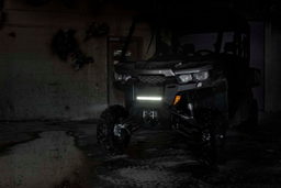 12-Inch Black Series LED Light Bar with Amber DRL, view 5, Rough Country 70712BLDRLA