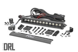 12-Inch Black Series LED Light Bar with Amber DRL, Rough Country 70712BLDRLA