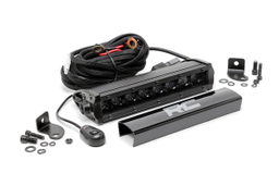 8-Inch Black Series LED Light Bar: 30-Degree Spot Beam, Rough Country 70718BL