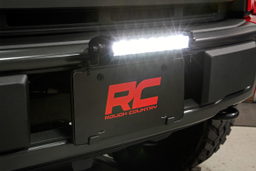 8-Inch Black Series LED Light Bar with Amber DRL, view 6, Rough Country 70718BLDRLA