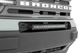 20-Inch Black Series Single-Row LED Light Bar with DRL, view 5, Rough Country 70720BLDRL
