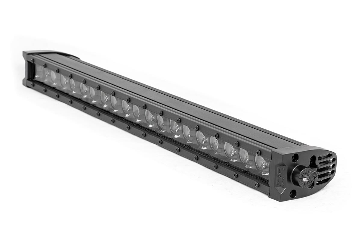 Rough Country 20-Inch Black Series LED Light Bar with Amber DRL