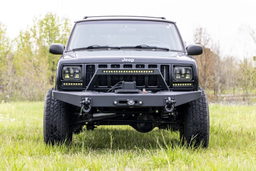 8-Inch Black Series LED Light Bar, 30-Degree Spot Beam, view 2, Rough Country 70728BL
