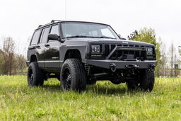 8-Inch Black Series LED Light Bar, 30-Degree Spot Beam, view 3, Rough Country 70728BL