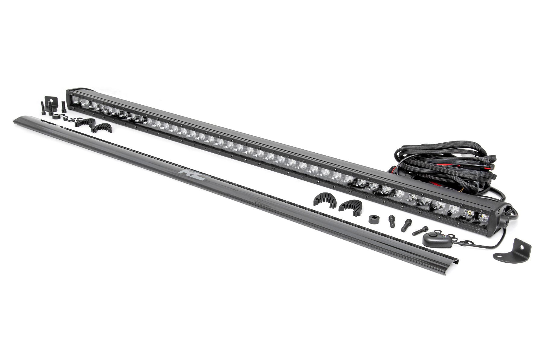Rough Country 40-Inch Black Series LED Light Bar with Spot Beam