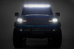 50-Inch Black Series LED Light Bar with Daytime Running LEDs, view 5, Rough Country 70750BLDRL