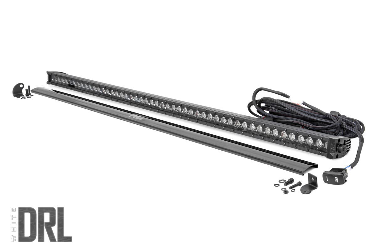 Rough Country 50-Inch Black Series LED Light Bar with Daytime Running LEDs