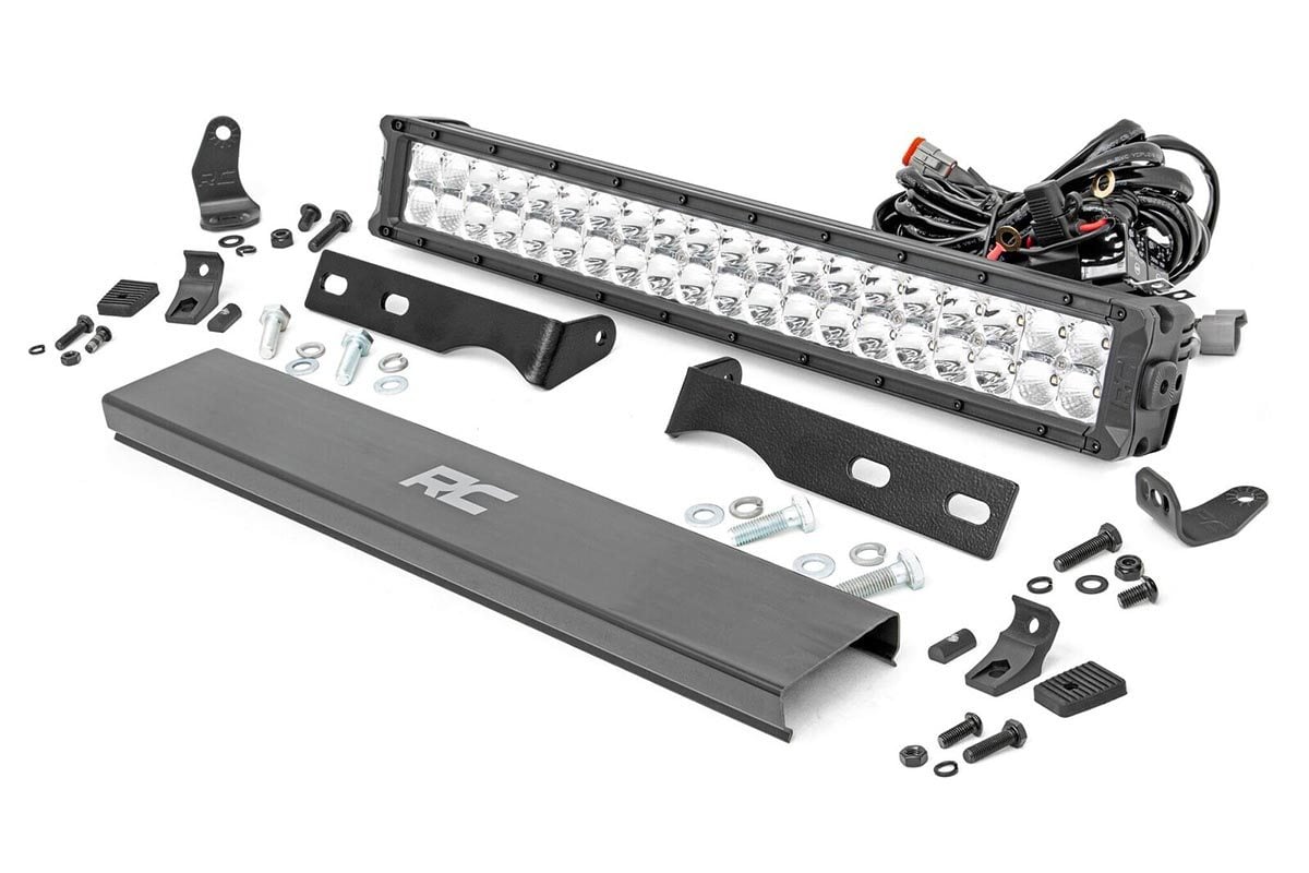 Rough Country 20-Inch Chrome Series LED Light Bar Kit for Jeep Grand Cherokee